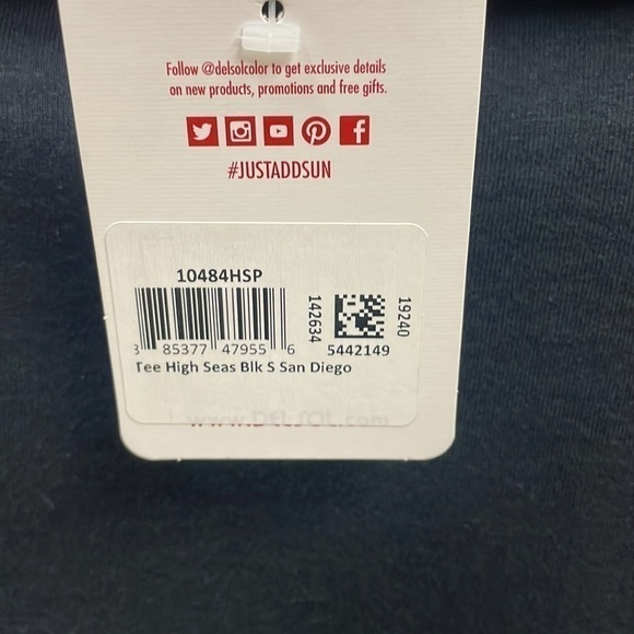 DEL Sol Men's T-Shirt Color Change Small NWT - Picture 6 of 6